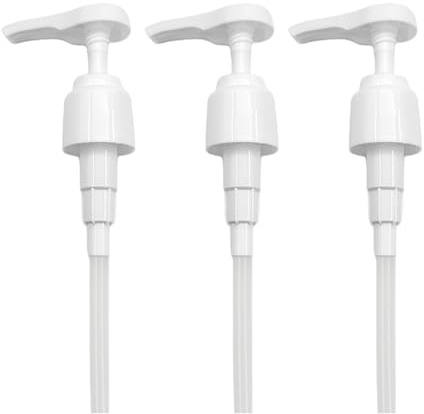 Dosierpumpen für 1L Flaschen 3 Stück Dosierpumpe für Best Body Nutrition Wiederverwendbarer Pumpspender Derdosierpumpe Sirupspender für Sirup Oder Shampoo