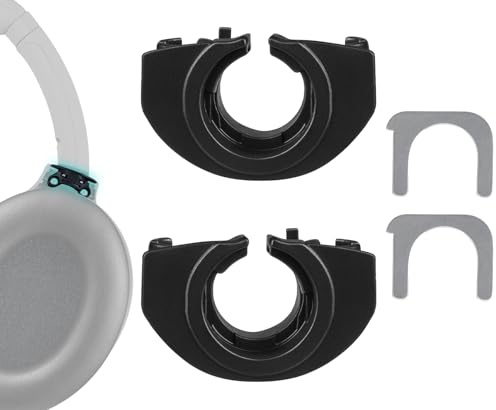 SOULWIT Bisagra Giratoria Repuesto para Sony WH-1000XM4 Auriculares, Reparación Piezas para la Articulación Giratoria Izquierda y Derecha, Accesorios para WH1000XM4 - Negro