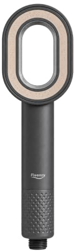 Floenzy Hard Water Shower Filter Head | Reduces Chlorine, Limescale & Heavy Metals | 3-Stage Vitamin C Filtration for Softer Skin & Less Hair Fall | High Pressure | Fits UK ½″ Hose
