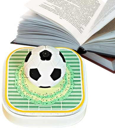 Tischkalender 2026, Fußballform, 3D-Dekoration, Notizblock, Kalender, perfektes Büro, Zuhause, Lehrer, Freiberufler, Sport