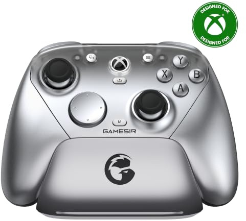 GameSir G7 Pro Mando Xbox Cable/PC Inalámbrico, TMR, 1000Hz,Plata