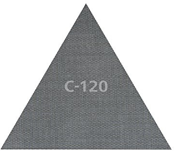 Wolfcraft Haft-Gitterleinen Silizium-Karbid Korn 120, 290 x 250 mm, 3 Stück, 3162000