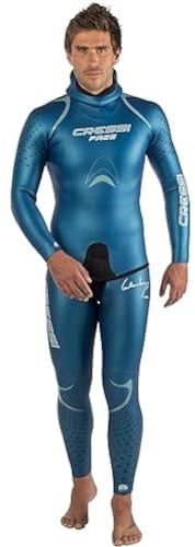 CRESSI Herren Neoprenanzug Free Man Two-Pieces Wetsuit 3.5mm, Blau, S/2, LF451002