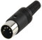 Cablepelado® Connecteur DIN 5 broches mâle Noir
