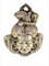 Purpledip Metal Statue Lord Shiva: Silver Finish Wall Hanging for Doors, Entrance, Temple, Walls (11550)