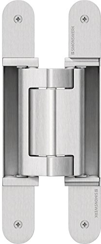 Türband Türbeschlag TECTUS TE 640 3D A8 verdeckt Edelstahl-Effekt, 2 Stk