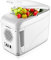 fridge Mini Nevera Electrica 12 V, Calor/FríO, para Coche, Camping Y Viajes por Carretera, Neveras PequeñO TermoeléCtrico De 6 litros, Blanco