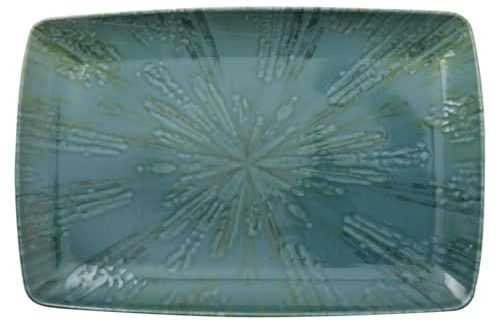 ARTHUR KRUPP Rechteckiger Flachteller 67351B29 Cm 35x22 Fusion Blue Porzellan