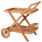 bene living Teakholz Servierwagen mit Rollen - Chester