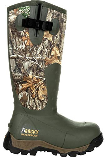 ROCKY Sport Pro Women's 1200G Insulated Rubber Outdoor Boot, Realtree Edge, Size 6(M)