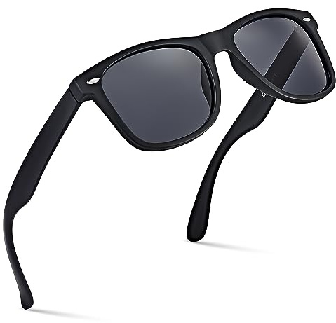 Retro Rewind Polarized Sunglasses for Men and Women - UV Protection Classic Mens Womens Sun Glasses - Cool Vintage 80s Shades