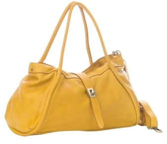 BZNA Bag Flora Gelb Italy Designer Damen Handtasche Ledertasche Schultertasche Tasche Leder Shopper Neu