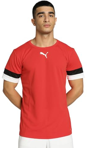 PUMA Men's Teamrise Jersey Shirt, Puma Red-puma Black-puma White, XXL UK