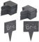 20 Slate Stone Cheese Labels for Charcuterie Board with 6 Chalks, 2 Storage Bags, 28 Piece Set
