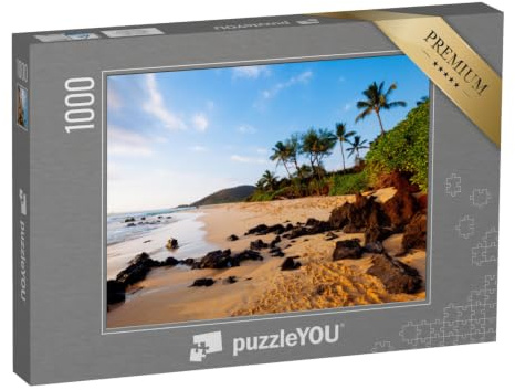 puzzleYOU: Puzzle 1000 Teile „Makena Beach auf Hawaii“ – aus der Puzzle-Kollektion Hawaii