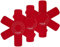 Le Creuset Set of 3 Felt Cookware Protectors - Cerise