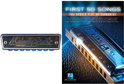 HOHNER MELODY STAR & First 50 Songs You Should Play On Harmonica: Noten, Sammelband für Harmonika