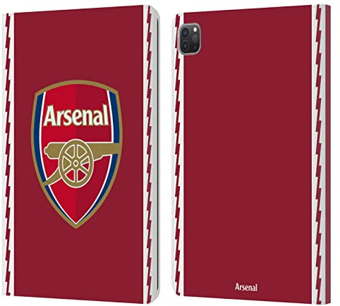 Head Case Designs Licenciado Oficialmente Arsenal FC Home Kit De Escudo 2022/23 Carcasa de Cuero Tipo Libro Compatible con Apple iPad Pro 11 2020/2021 / 2022