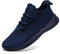 EGMPDA Schuhe Herren Sneaker Laufschuhe Turnschuhe Sportschuhe Herren Laufschuhe Outdoor Fitness Gym Schuhe Herren Sneaker EU Dunkelblau 46