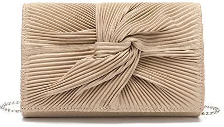 Miss Lulu Damen LH2252 L GD Clutch, Hellgoldfarben
