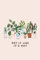 Pot it like it's hot: Blank Journal for plant lovers