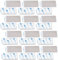 24 STÜCK Neodym Magnet N52 Selbstklebend 20x10x1mm 1,65Kg Stark Klebemagnete Magnetplättchen Quader 1mm Flach Quadermagnet 20mm