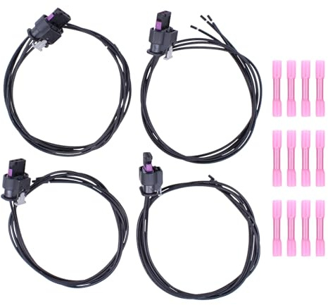 Sensore di parcheggio, spina di parcheggio, aiuto per la retromarcia, adattatore per sensore PDC, sensori di parcheggio, set di cavi per Golf VII Golf 6 7 Golf 5 Plus Caddy Beetle Amarok Craf-ter