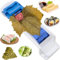 Weinblattroller Sarma Roller Sarma Roller Maschine Weinblätter Rollmaschine Gemüse Fleisch Rolling Machine Weinblätter Roller Sarma Maschine Fleisch Rollwerkzeug Weinblätter Roller (1 Stück Blau)