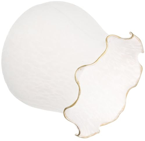 ABOOFAN Pantalla De Lámpara De Cristal De Tulipán Accesorio De Iluminación En Forma De Campana Reemplazo Para Ventilador De Techo Lámpara Colgante Aplique De Pared