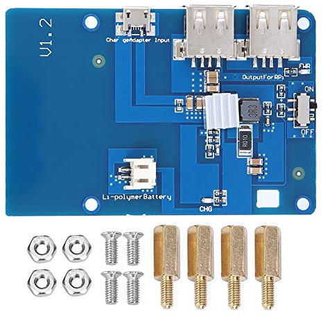 USV-Erweiterungsplatine, 3800 MAh Lipo-Batteriemodul, Dual-USB-Ausgang, Passend für