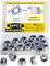 20 Pcs Ecrou M10 Inox, Ecrou Nylstop M10, DIN 985 Écrou Nylstop en Acier Inox, A2 V2A Écrou Autobloquant, Ecrous Hexagonal, Écrou de Blocage, Écrous Hexagonaux pour Vis Boulons Tiges Filetées