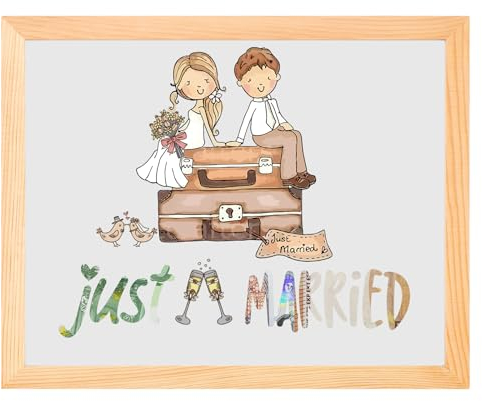 PRSTENLY Geldgeschenk Hochzeit, Personalisierte Hochzeitsgeschenke für Brautpaar, Gastgeschenke Hochzeit Geldgeschenke Verpackung, A4 Spardose Hochzeit, Just Married