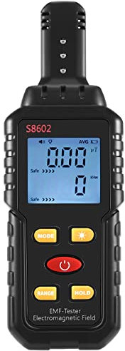 Jevina Strahlungsdosimeter ZäHler Geiger EMF Meter Automatischer Alarm Echtzeitmessung Strahlungsdetektor Tester