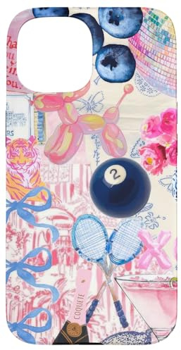 Cute Coquette Collage Scrapbook Preppy Aesthetic Case for iPhone 15