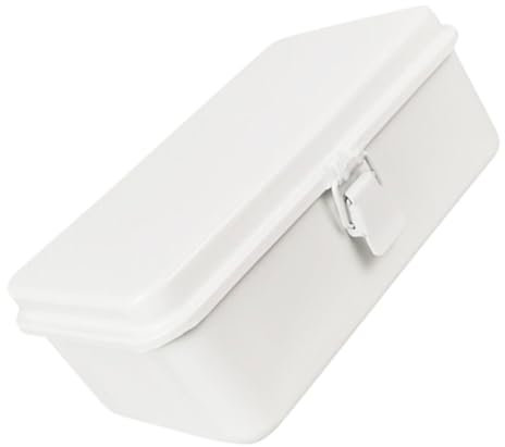 Veemoon Werkzeugkasten Aus Metall Wiederverwendbar Abschließbar Aufbewahrungsbox Für Büroartikel Kleiner Klebebandhalter Vintage-metallbehälter