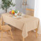Hiasan Jacquard Tischdecke Outdoor wetterfest - Abwaschbar Tischwäsche Abwischbare Wasserdicht Tischdecke Outdoor Tischtuch für Esszimmer Garten Party Hochzeiten oder Haushalt, 140x200cm Beige