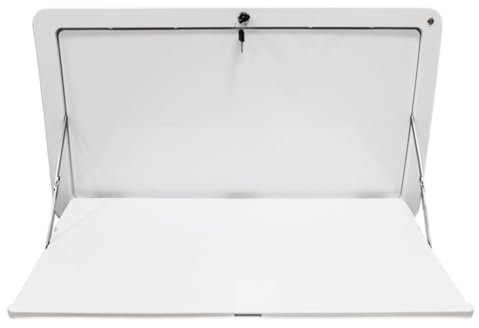 Generisch Wohnmobil-Klapptisch mit Schloss, wandmontierter Klapptisch für kleine Räume, Wohnmobil-Esstisch, Wandschreibtisch, ideal für Wohnmobile und Wohnwagen