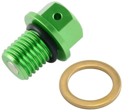 Scarico Dell'olio Coperchio Tappo Motore Per Ka&wasaki Z1000 Z650 Z250 Z750 Z800 ER4N ER6N ER6F ZR750 ZX6R 7R 10R ZX11 12R 14R KLX125 110 Bullone Di Scarico Olio Magnetico