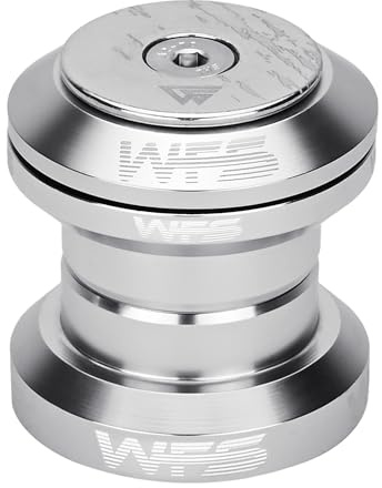 WFS NV.37 1-1/8 Inch Threadless Bike Headset Set for 1-1/8 Threadless Steerer Fork and 34mm Head Tube - CNC Aluminum Alloy, Precision Sealed Bearings for MTB Mountain/Road/City/BMX Bikes