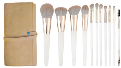 SAGELSHN Pinceaux Maquillages Ensemble De Pinceaux De Maquillage avec Sac À Pinceaux, Pinceau Doux for Poudre, Blush, Contour, Surligneur, Pinceau De Maquillage Pinceaux Cosmétiques