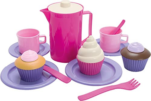 Andreu Toys 15540 Dantoy Kaffee Cupcake-Set in Net (2 Personen), 18 x 15,5 x 18 cm
