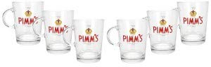 Pimms Cocktail Longdrink Glas Set - 6x Gläser mit Henkel 2cl / 0,3l geeicht