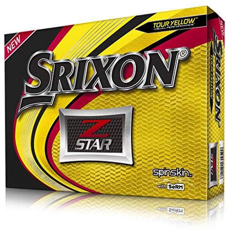 Srixon Z-Star Golfbälle, Gelb, 6 Stück