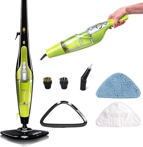 H2O HD Dampfreiniger & Dampfbesen - Tötet 99,9% der Bakterien ohne Reinigungschemikalien (H20 HD Steam Mop & Steam Cleaner)