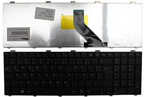 Keyboards4Laptops Deutsch Schwarz kompatible Ersatz Tastatur kompatibel mit Fujitsu Siemens Lifebook AH530