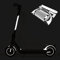 m2medien Aufkleber-Set/Sticker Set - 25-teilig auf 34x22cm Bogen geeignet für Segway Ninebot Max g30d E-Scooter (Schwarz Reflektierend)