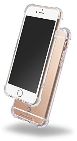 Gadget Armour ® Apple Iphone Compatible Iphone 6 & 6s Transparent Ultra Clear Bumper High Impact Mobile Phone Case With TPU + PC Hard Back
