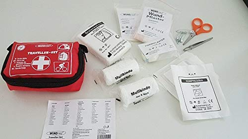 Curromed Wundmed Erste Hilfe Traveller-Set klein, 32-teilig + 2 Kälte Kompressen GRATIS