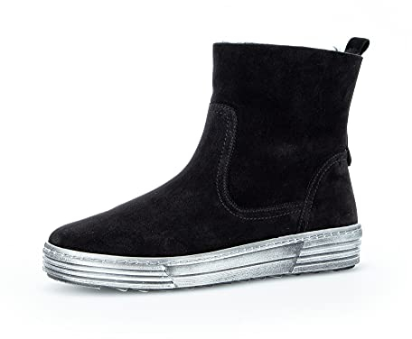Gabor Damen Klassische Stiefeletten, Frauen Kurzstiefel,Wechselfußbett,Best Fitting,Winterschuhe,gefüttert,Women's,Woman,schwarz,41 EU / 7.5 UK