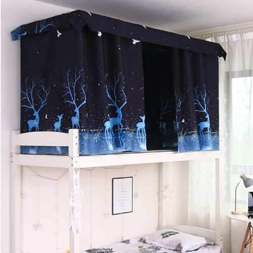 BAO CORE Bettvorhang Hochbett Etagenbett Schlafsaal Mid-Sleeper Bett Zelt Vorhang Tuch Baldachin Verbreitung Blackout Vorhänge Staubdicht Moskito Schutz Bildschirm Net Studentenwohnmein Moskitonetz